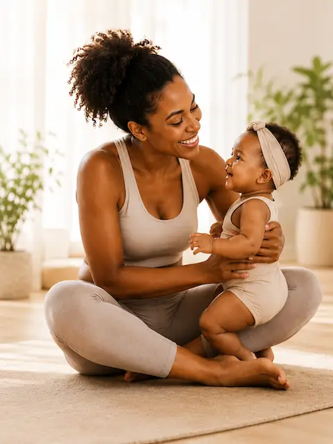 Mother and baby