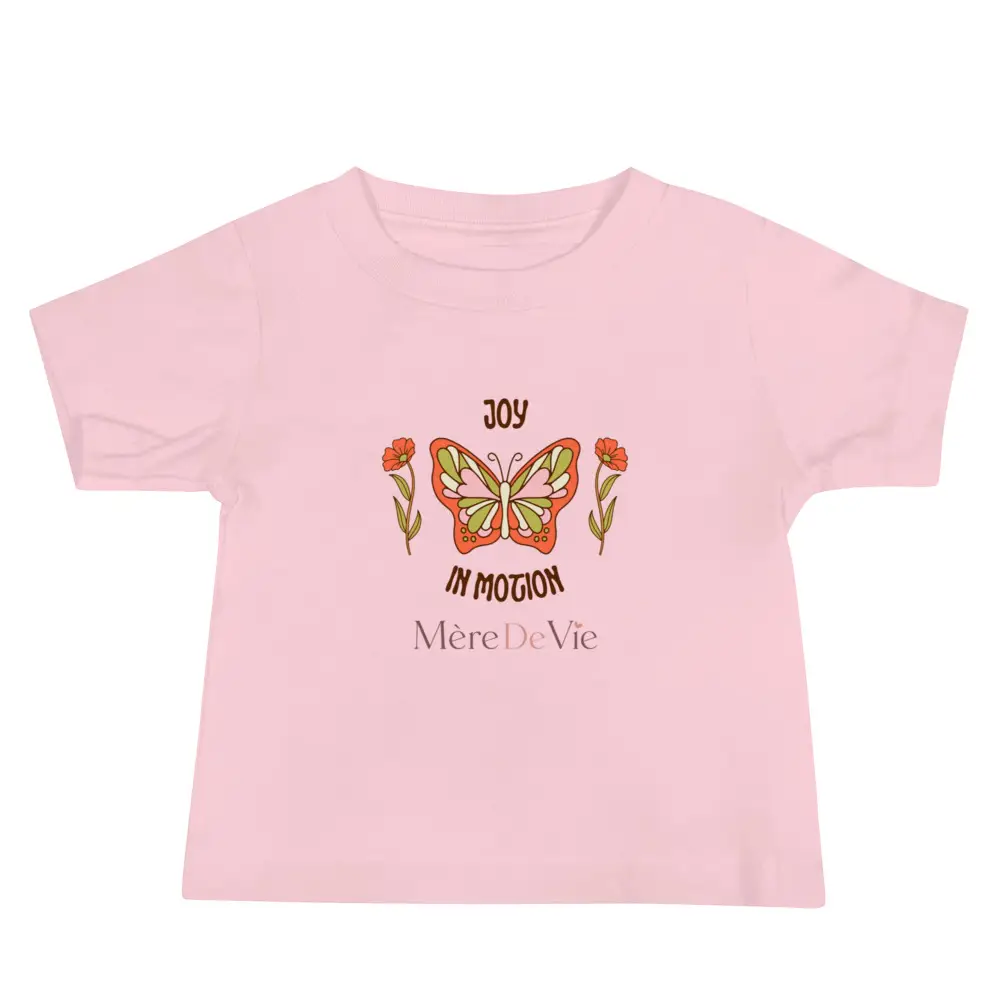 baby-staple-tee-pink-front-6a65381f38790.jpg MDV Joy In Motion Baby Jersey Short Sleeve Tee