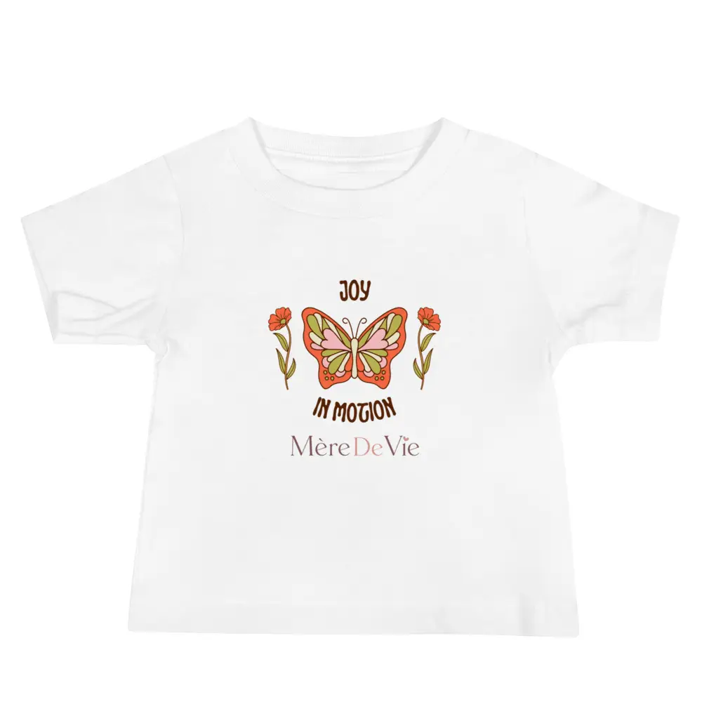 baby-staple-tee-white-front-6a65381f38f97.jpg MDV Joy In Motion Baby Jersey Short Sleeve Tee - Image 2