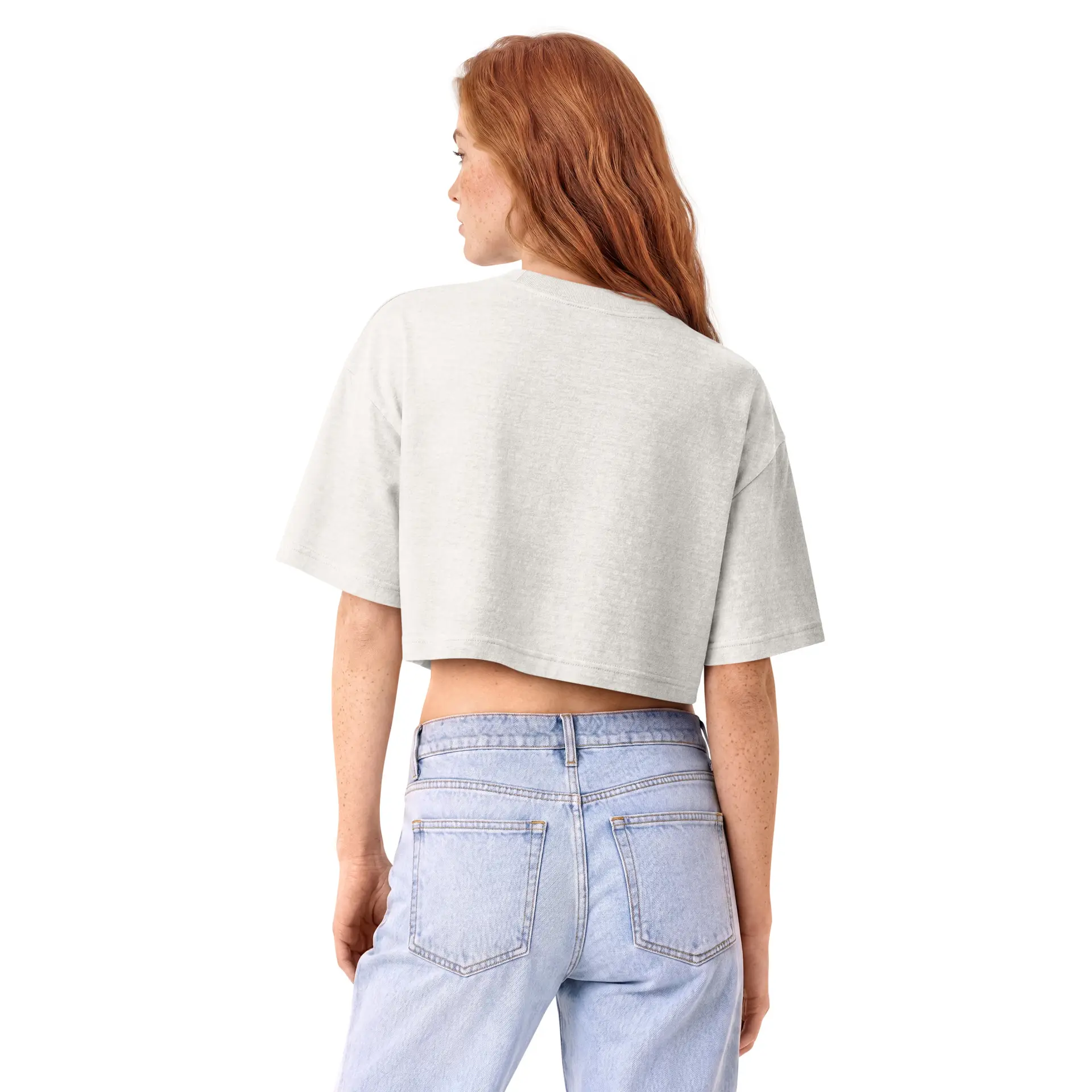 womens-garment-dye-cropped-tee-vintage-white-back-6a653ba36c123.jpg MDV Women’s garment dye cropped tee - Image 2