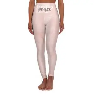 womens high waist fitness legging yoga pants pink peach marble leggings inque style 983.jpg